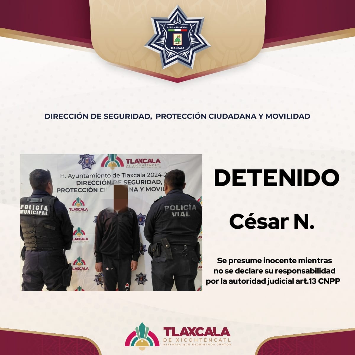 Policía de la capital frustra robo de vehículo y detiene a presunto responsable